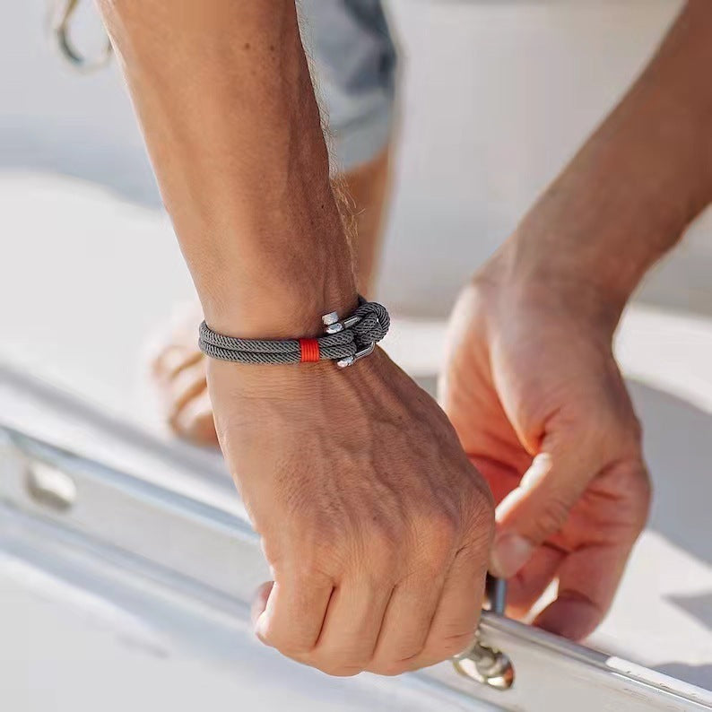 Aethelric - Bracciale in Cordino Nautico da Uomo