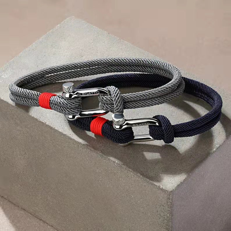 Aethelric - Bracciale in Cordino Nautico da Uomo