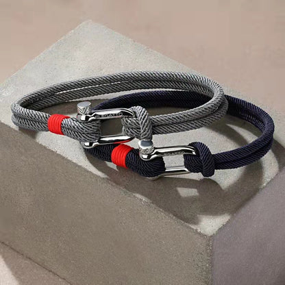 Aethelric - Bracciale in Cordino Nautico da Uomo